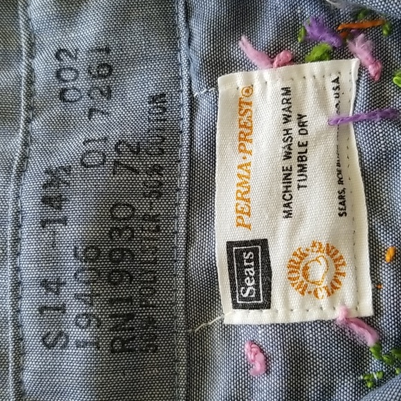 🦋Vintage embroidered shirt - Picture 8 of 11